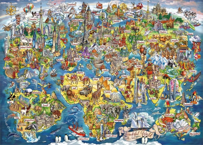 Gibsons Puzzle Báječný svet 1000 dielikov