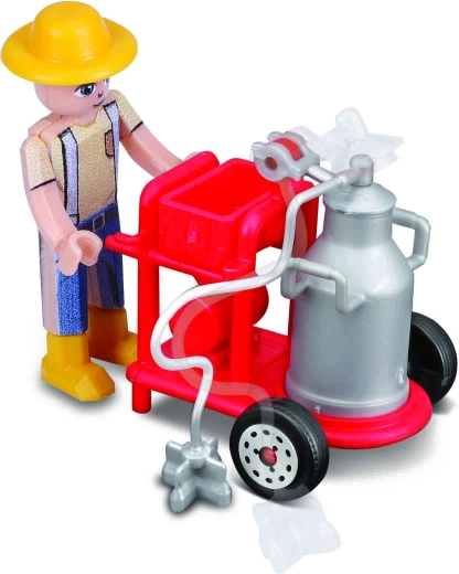 Pojazdný vozík s dojičkou