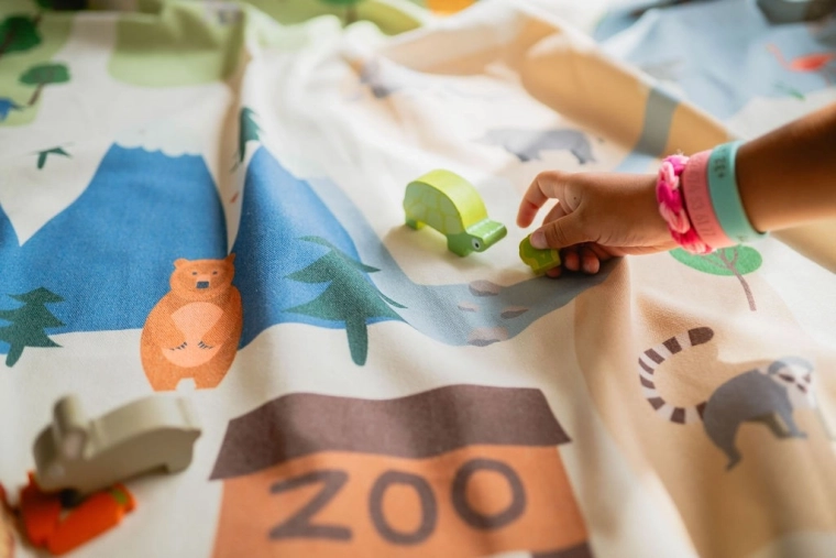 Veľká hracia plocha s motívom ZOO