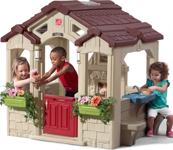 Záhradný domček s lavicami a kuchynkou STEP2
