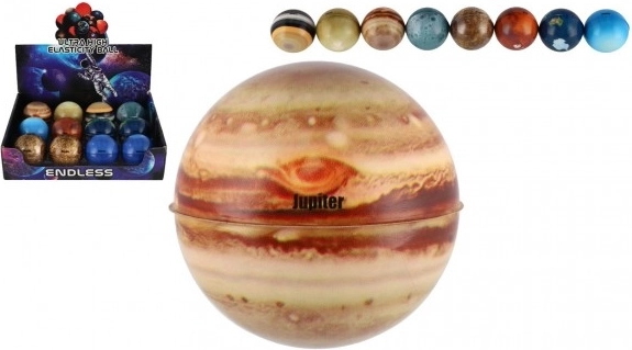 Skákacie penové loptičky planéty 6 cm