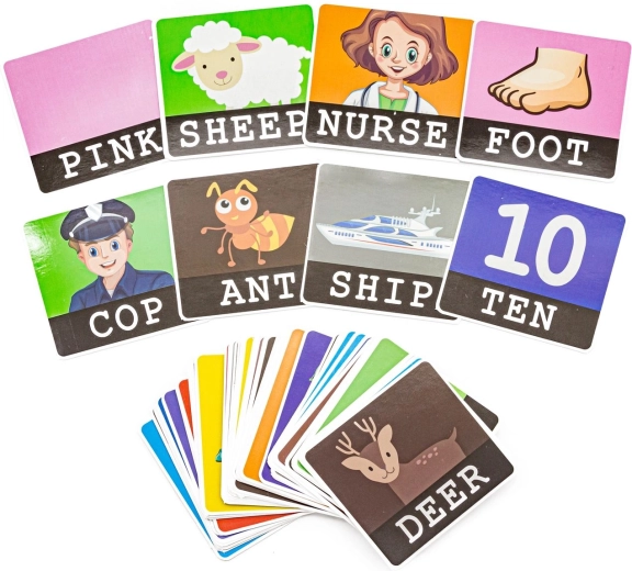 120 obrázkových kariet aj ako „flashcards“