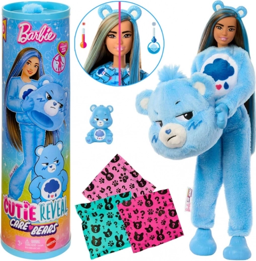 barbie cutie reveal – starostlivosť o medvedíky: mrzút v medveďom kostýme
