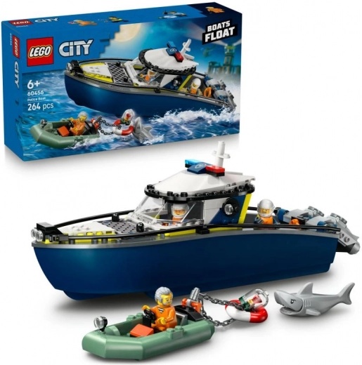 Lego City policajný čln – lodná naháňačka