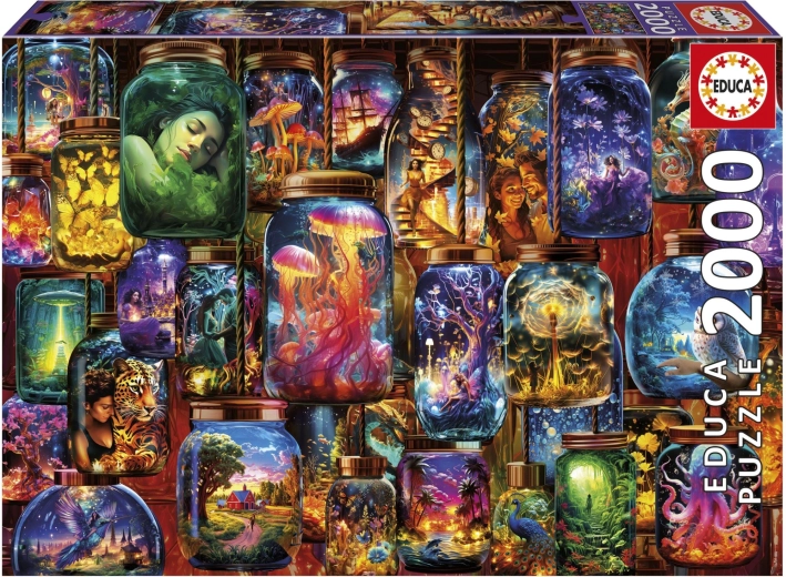 Educa puzzle Sny v pohári 2000 dielikov