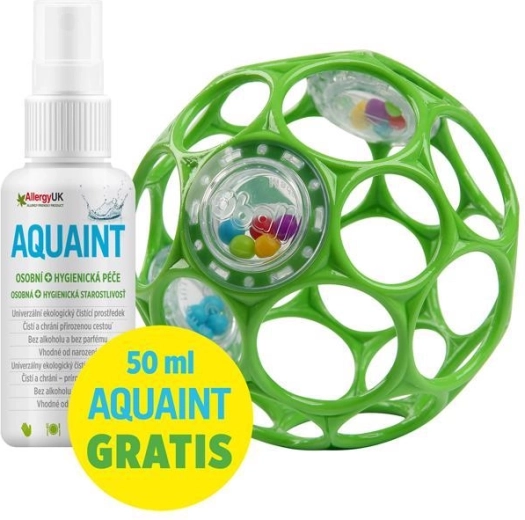 Oball hrkálka 10 cm seafoam + Aquaint čistiaca voda 50 ml