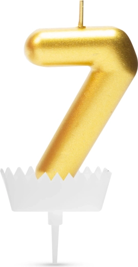Tortová sviečka číslo 7