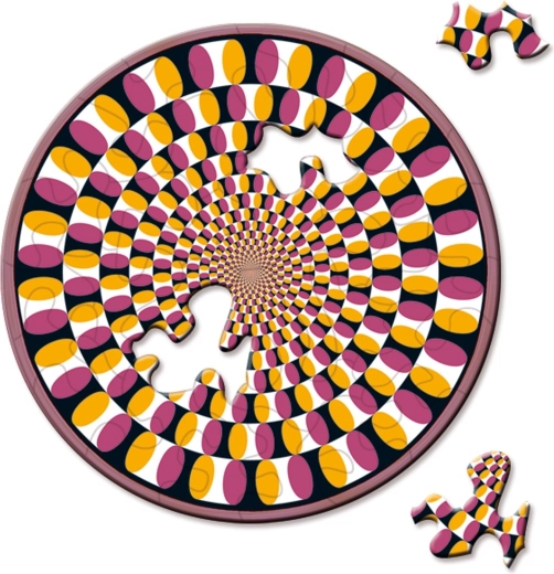 Curiosi okrúhle mini puzzle Picoli hojdačka 33 dielikov
