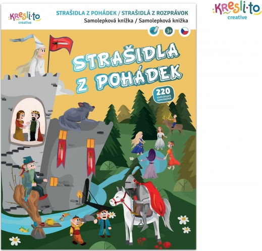 Strašidlá z rozprávok – samolepková knižka