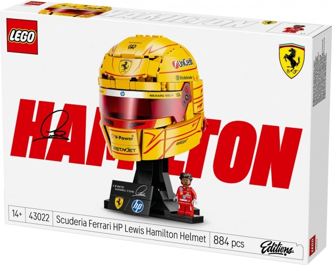 Minifigúrka Lewisa Hamiltona ako súčasť sady