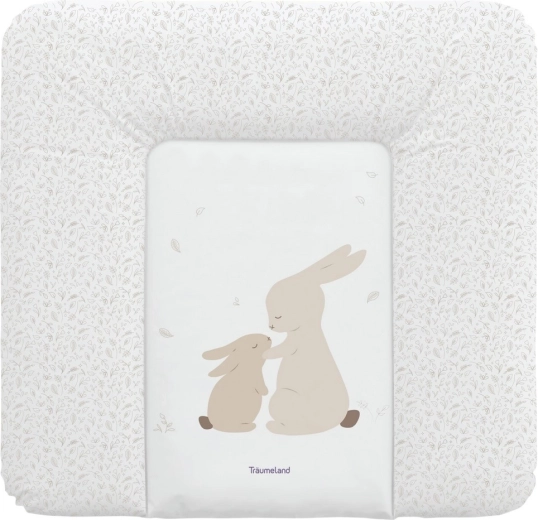 Träumeland prebaľovacia podložka hophop Bunny Beige 75 × 75 cm