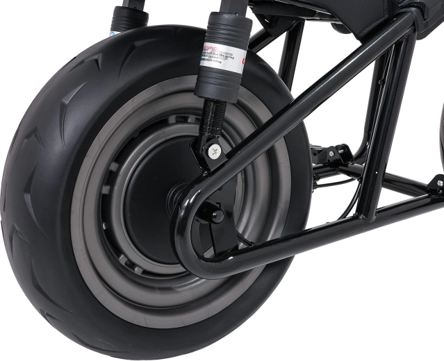 Pohodlie vďaka dvojitému zadnému odpruženiu