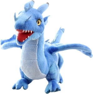 Plyšový modrý drak 36 cm eco friendly