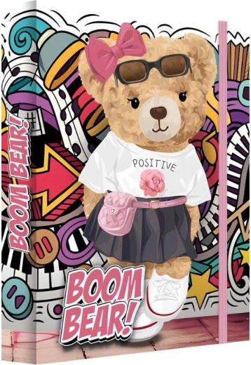 Box na zošity A4 jumbo Max Junior Boom Bear (medveď) - 1 kus