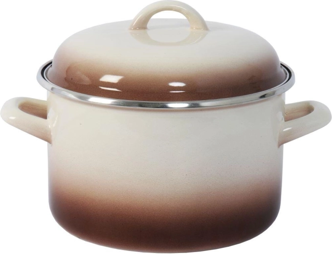 Hrnček s pokrievkou 24 cm 6,75 l CAPUCCINO