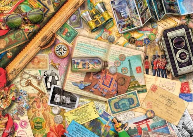 Schmidt puzzle Spomienky na cestovanie 1000 dielikov