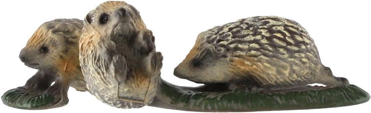 Ježia rodinka v miniatúre