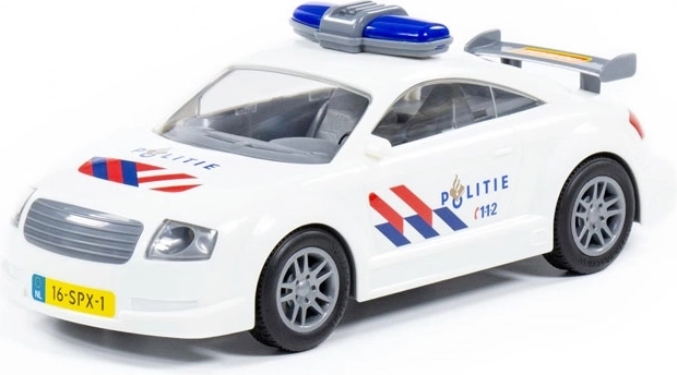 Policajné auto na zotrvačník