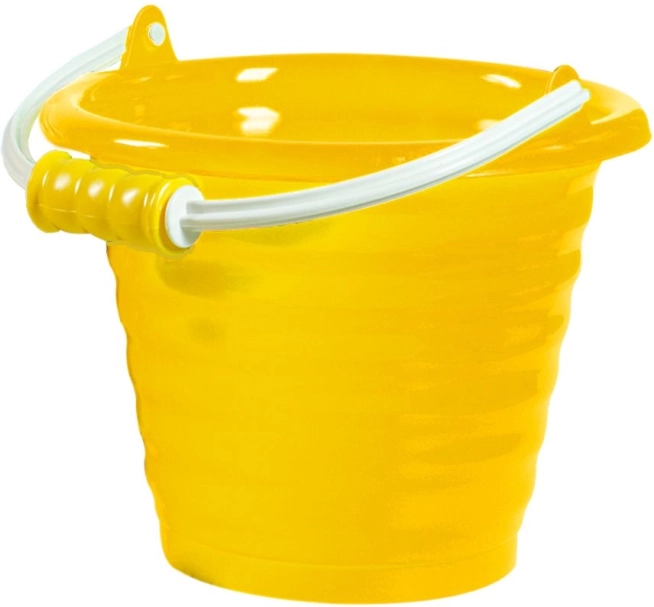 Androni vedierko s vlnovkou – priemer 20 cm – žltá