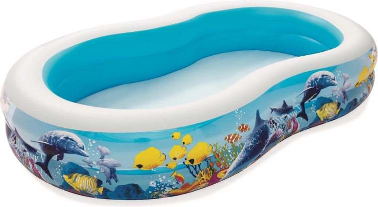 Nafukovací bazén s motívom rybičiek 262 × 157 × 46 cm BESTWAY