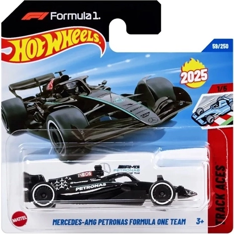 Hot Wheels autíčko Formuly 1 Mercedes-AMG Petronas