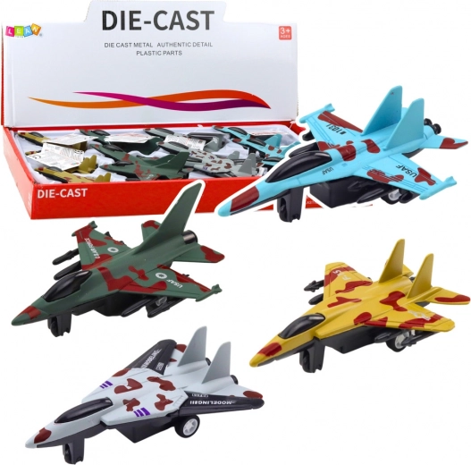 Vojenský prúdový stíhač s trecím pohonom 11 cm