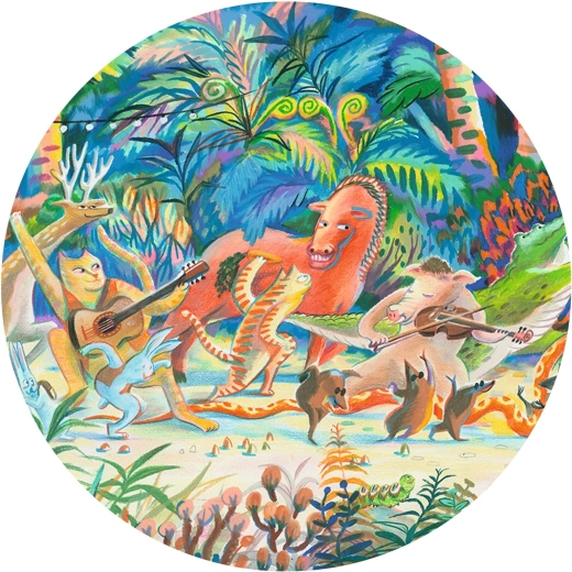 Originálna ilustrácia Djeco