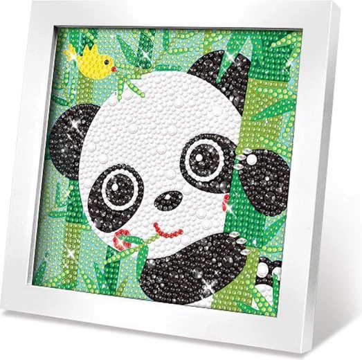 Kreatívna sada obraz s kamienkami – panda 17 cm