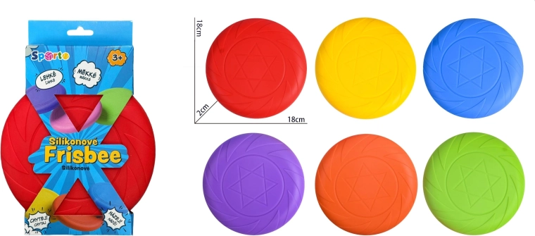 SPORTO silikónové frisbee