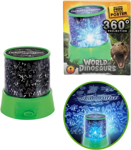 Detský svetelný projektor s dinosaurami