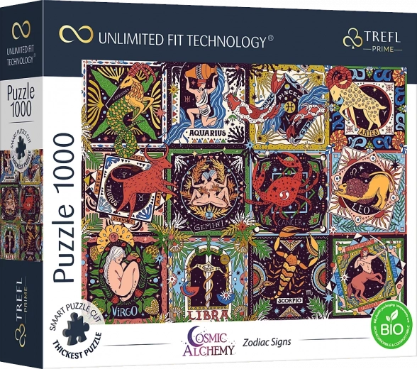 Puzzle TREFL Vesmírna mágia: Znamenia zverokruhu 1000 dielikov