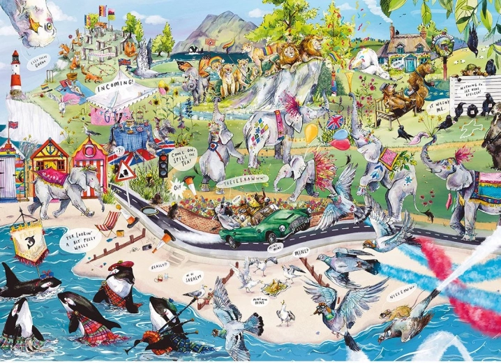 Gibsons Zábavné stádo Puzzle 1000 dielov