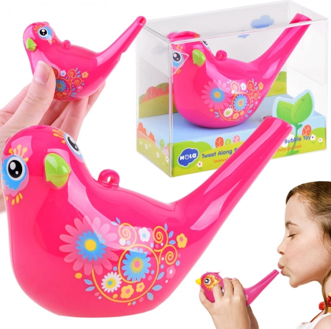 Vodná vtáčia píšťalka Water Bird – Ružová