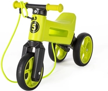 Odrážadlo Funny Wheels Rider SuperSport 2v1 s popruhom – Zelené