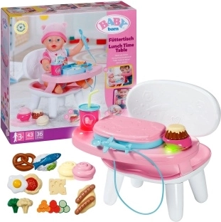BABY born jedálenská stolička so zvukmi