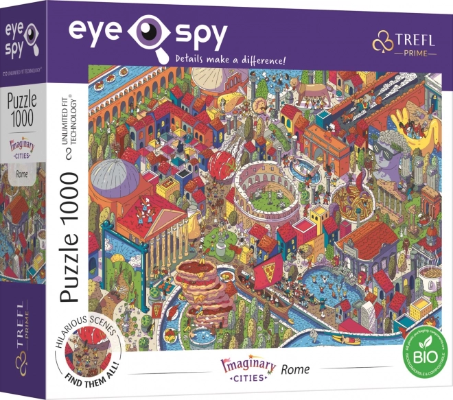 Puzzle 1000 dielikov Eye-Spy Imaginary Cities Rím Taliansko
