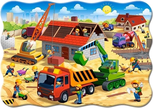 Puzzle Dom v stavbe 30 dielikov