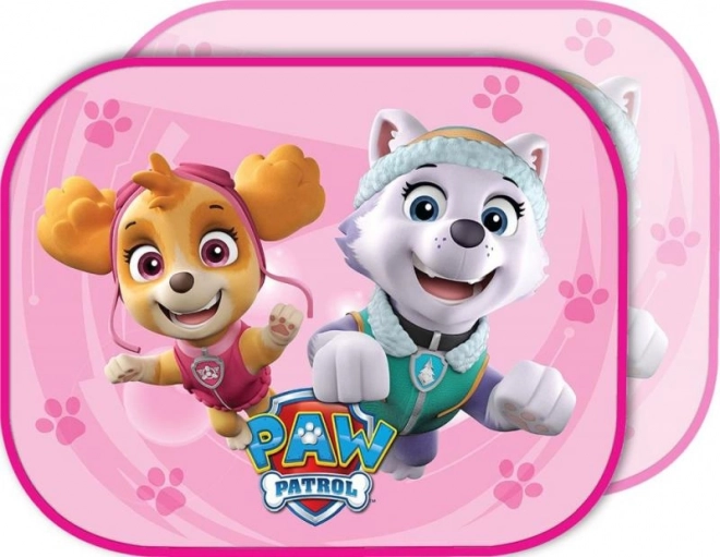 Detská slnečná clona PAW PATROL pre dievčatá 44 × 35 cm, 2 ks
