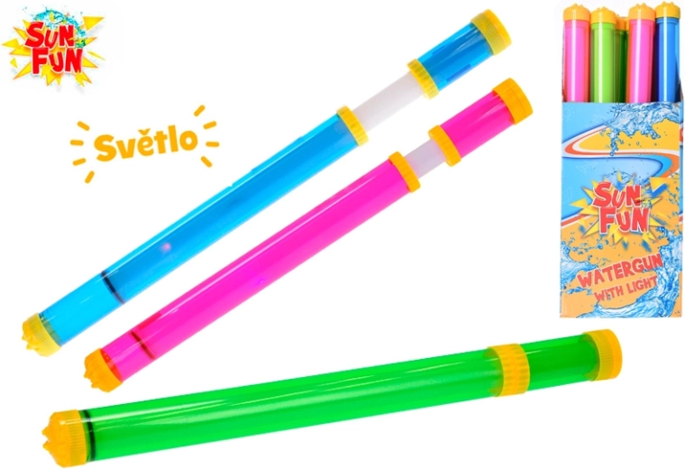Sun Fun vodná pumpovacia pištoľ so svetlom 48 cm