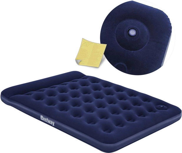 Nafukovacia matrac Bestway 203 × 152 × 28 cm s integrovanou nožnou pumpou