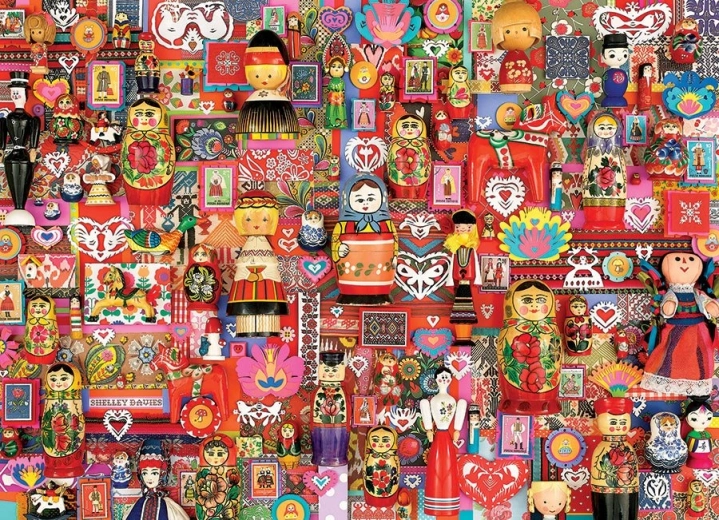 Puzzle Bábiky 1000 Dielikov od Cobble Hill