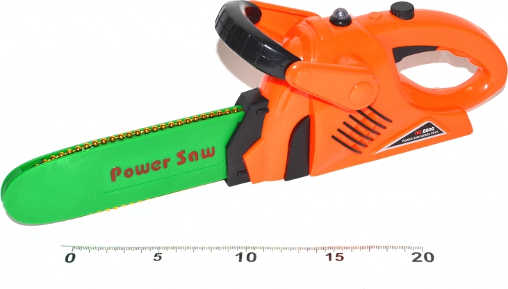 detská motorová píla 33 cm so svetlami a zvukmi