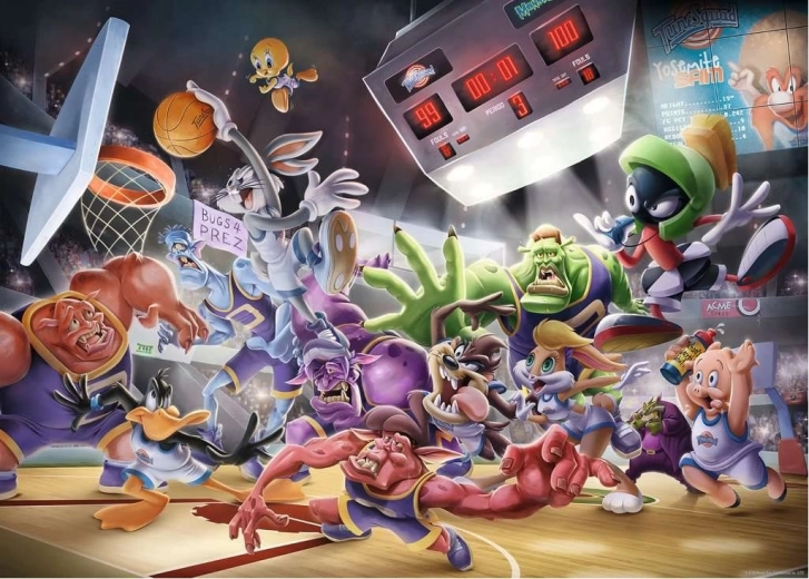Puzzle SPACE JAM finálny smeč – 1000 dielikov RAVENSBURGER