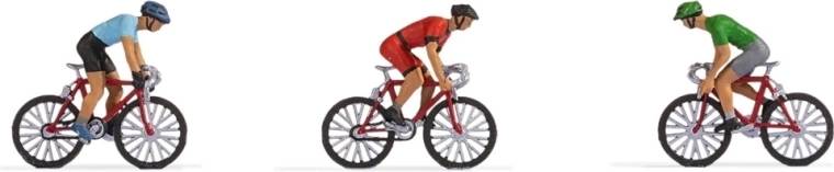 Noch sada figúrok cyklistov (H0)