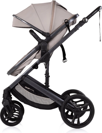 Odpružený rám a veľké kolesá