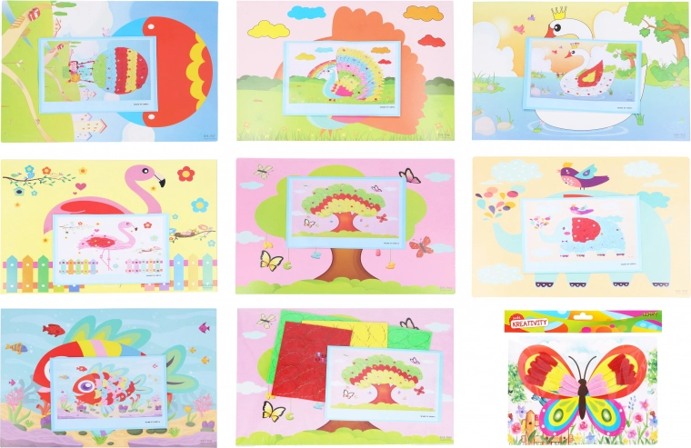 Kreatívna sada s kamienkami 20 × 26 cm