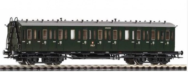 Kupé vagón 2. triedy Bx ex C4 PKP Éra III