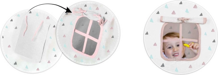 Okienko s roletkou a odhrnovací vchod