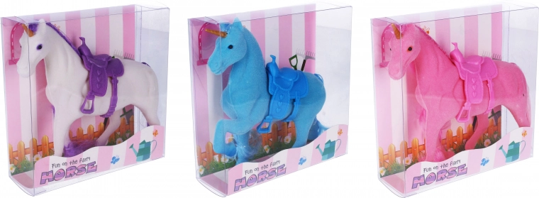 Farebný magický jednorožec 16 cm