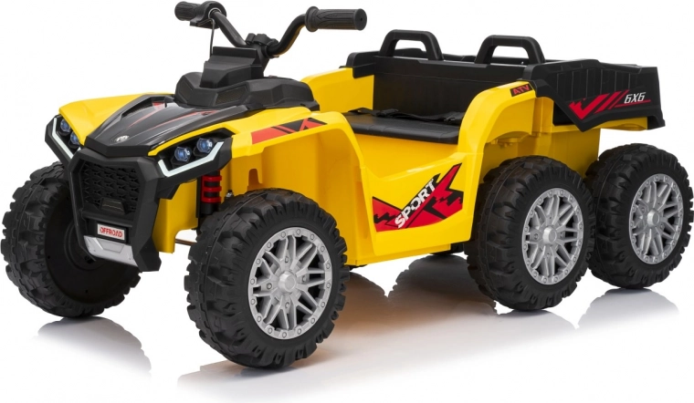 Žltá športová detská štvorkolka TX ATV